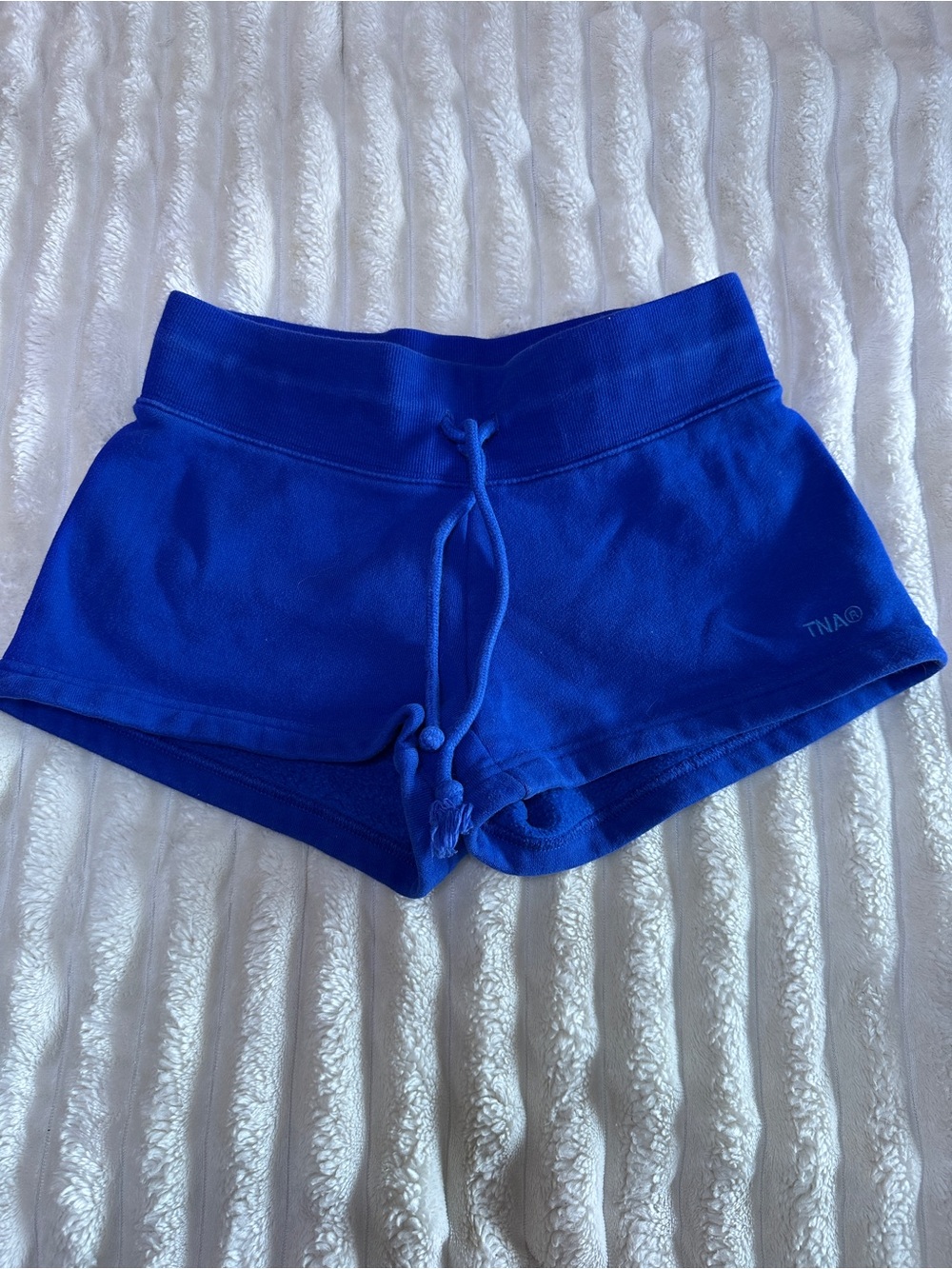 TNA royal blue jogger short , XS